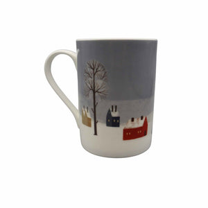 Winter Fox Day Mug - Mustard and Gray Ltd