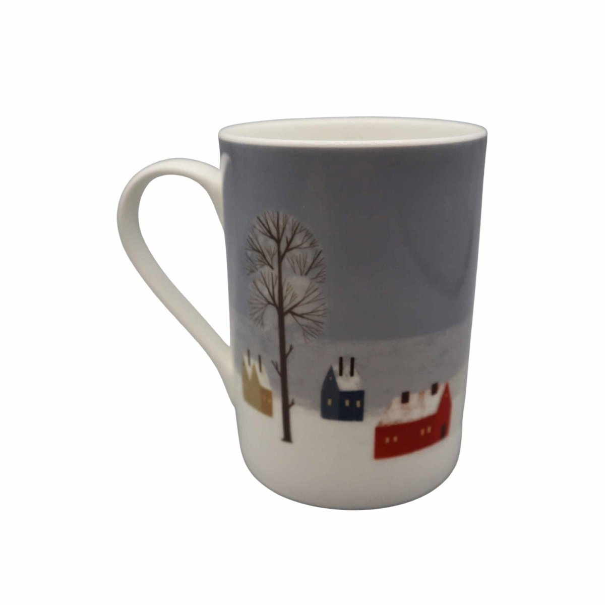 Winter Fox Day Mug - Mustard and Gray Ltd